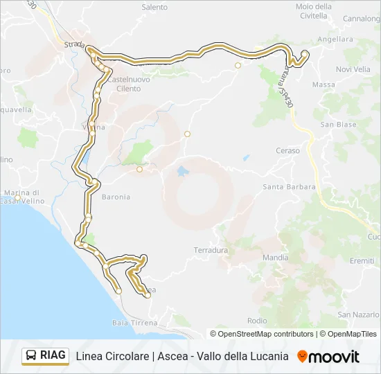 RIAG Bus Line Map