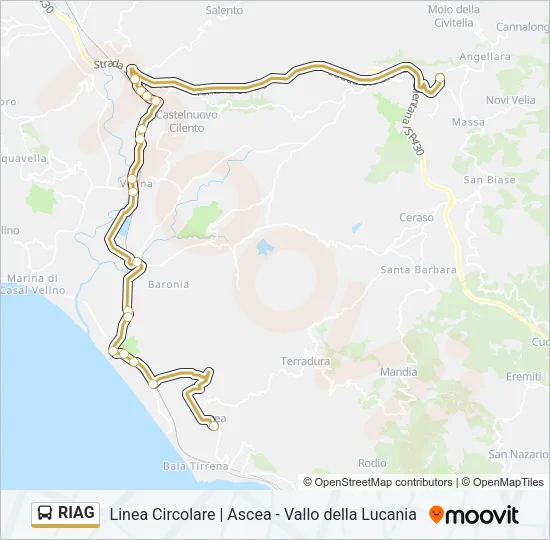 RIAG Bus Line Map