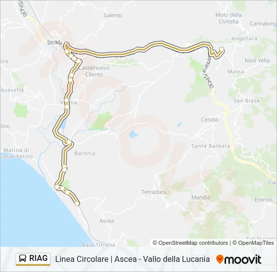 RIAG Bus Line Map