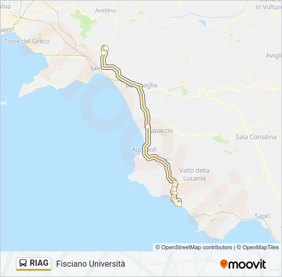 RIAG Bus Line Map