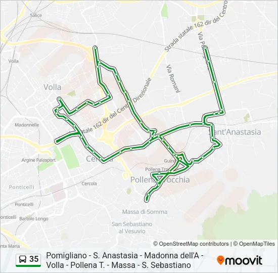 35 Bus Line Map