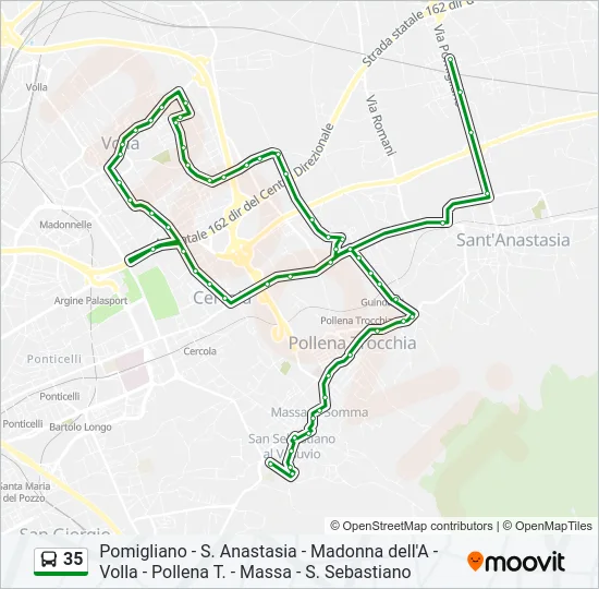 35 Bus Line Map