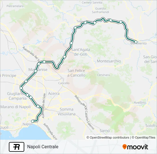 R Train Line Map