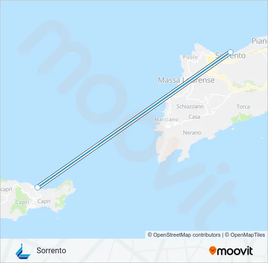 ALILAUR Ferry Line Map