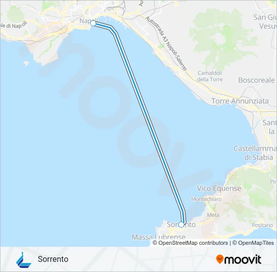 ALILAUR Ferry Line Map