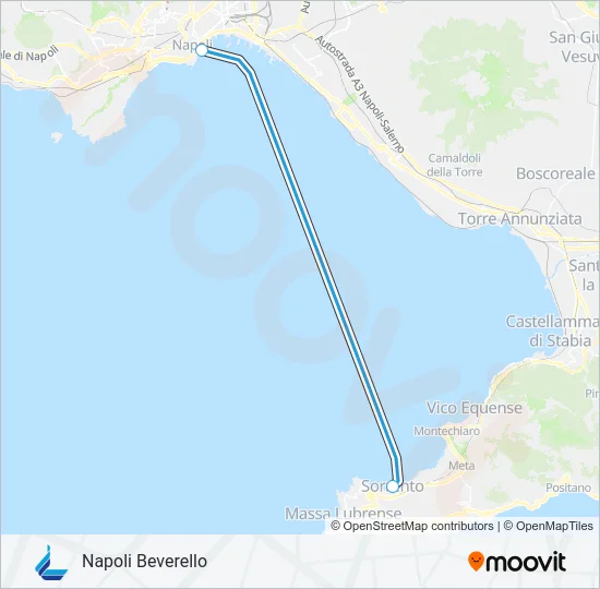 ALILAUR Ferry Line Map