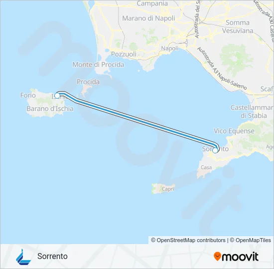 ALILAUR Ferry Line Map