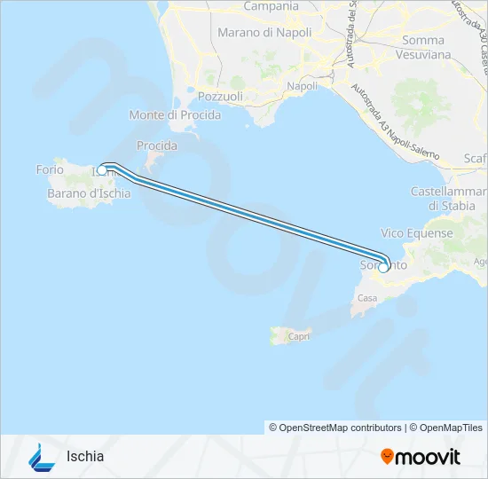 ALILAUR Ferry Line Map