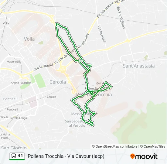 41 Bus Line Map