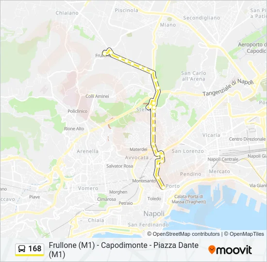 168 Bus Line Map
