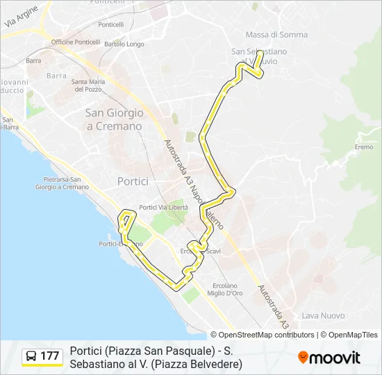 177 Bus Line Map