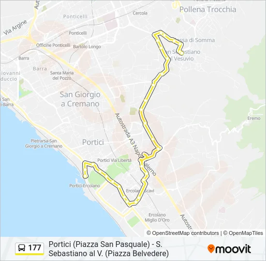 177 Bus Line Map