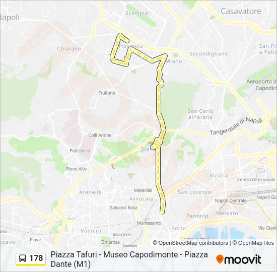 178 Bus Line Map