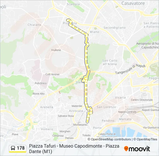 178 Bus Line Map
