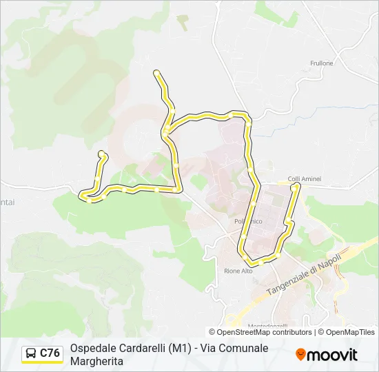 C76 Bus Line Map