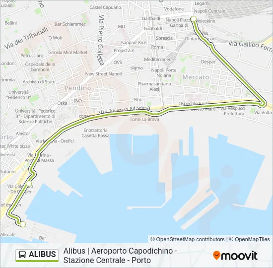 ALIBUS Bus Line Map