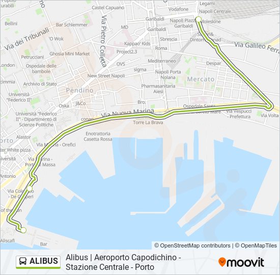 ALIBUS bus Line Map