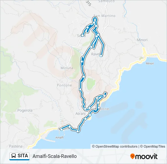 SITA Bus Line Map