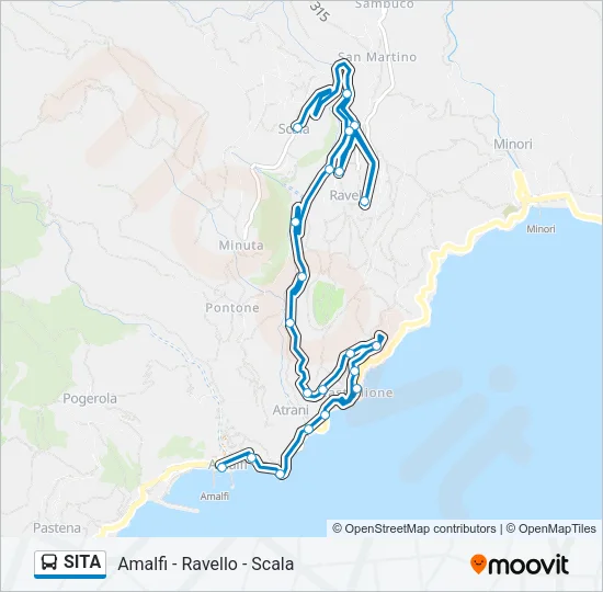 SITA Bus Line Map