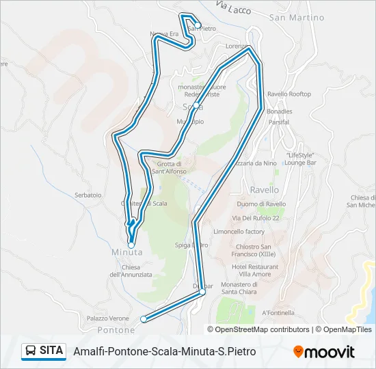 SITA Bus Line Map