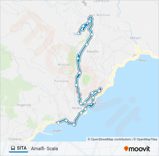 SITA Bus Line Map