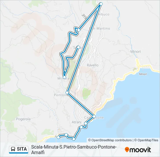 SITA Bus Line Map
