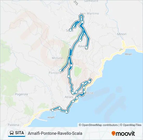 SITA Bus Line Map