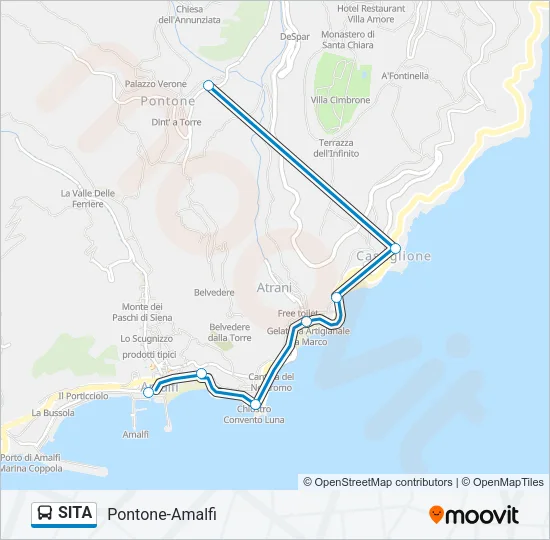 SITA Bus Line Map