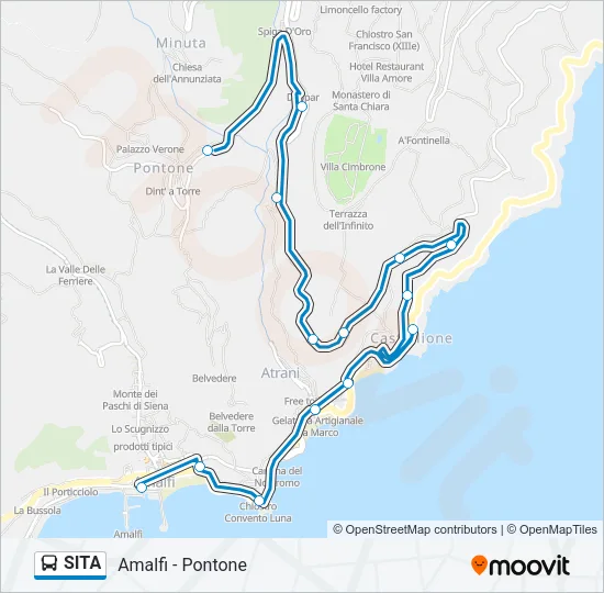 SITA Bus Line Map