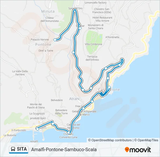SITA Bus Line Map