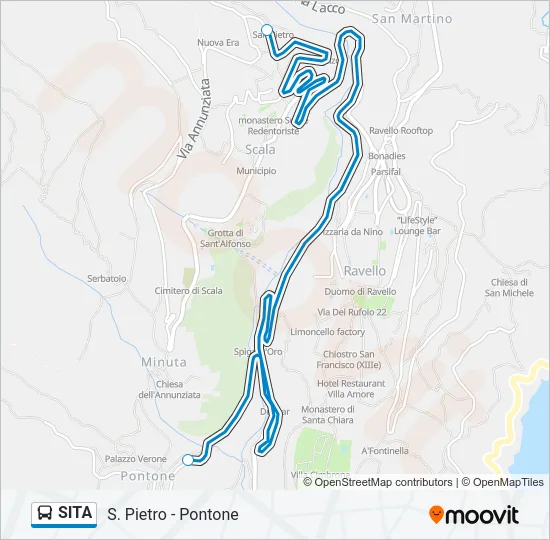 SITA Bus Line Map