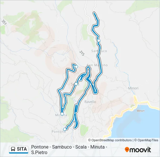 SITA Bus Line Map
