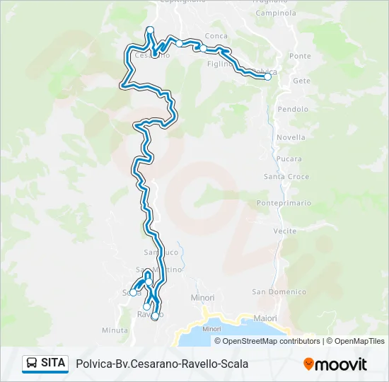 SITA Bus Line Map