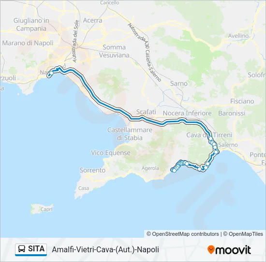 SITA Bus Line Map