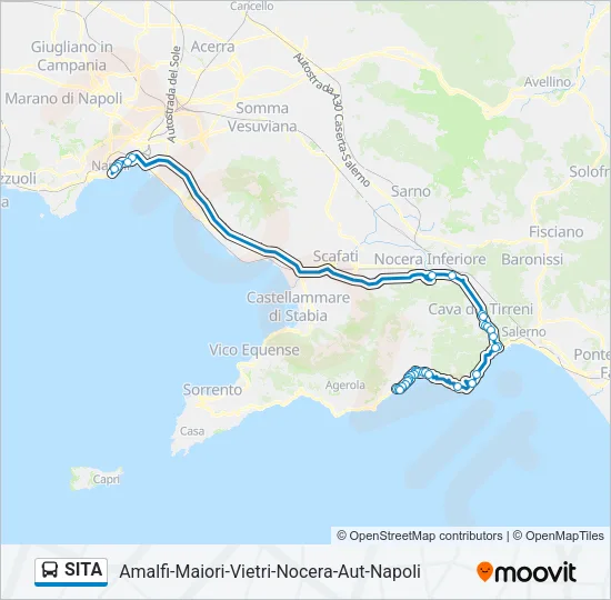 SITA Bus Line Map