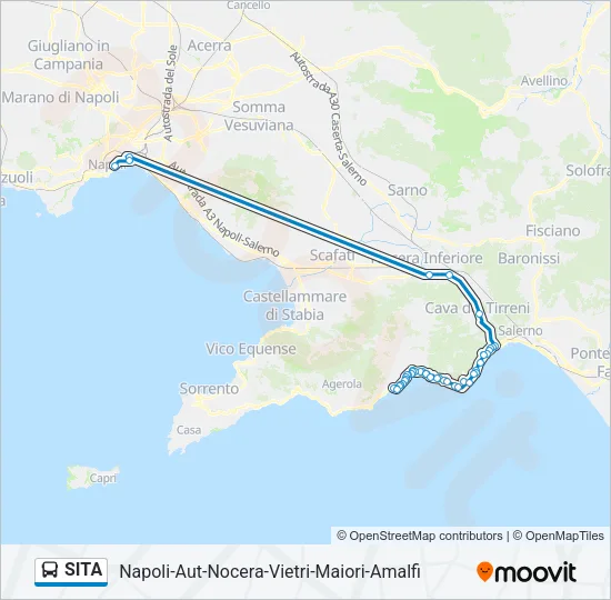 SITA Bus Line Map