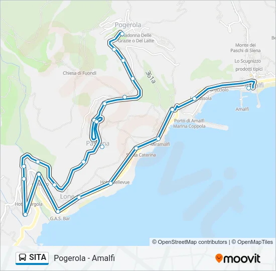 SITA Bus Line Map