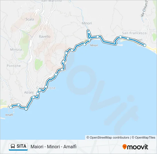 SITA Bus Line Map