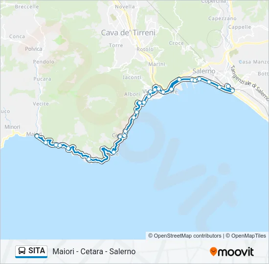 SITA Bus Line Map