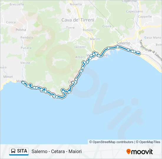SITA Bus Line Map