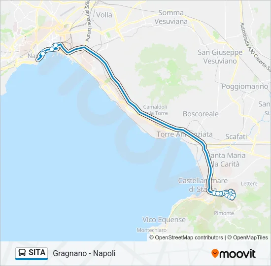 SITA Bus Line Map