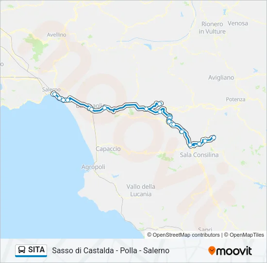 SITA Bus Line Map