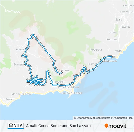 SITA Bus Line Map