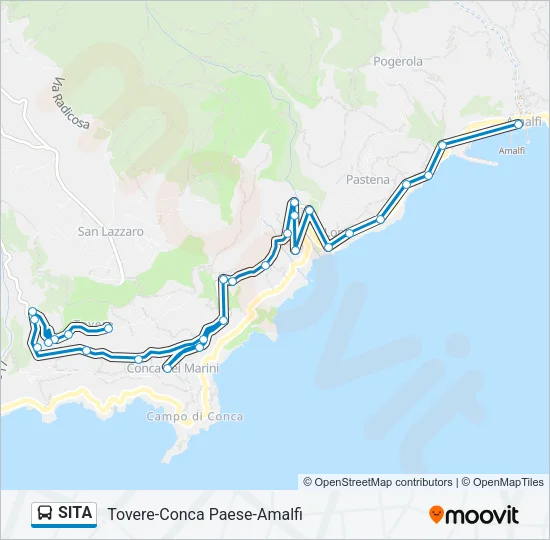 SITA Bus Line Map