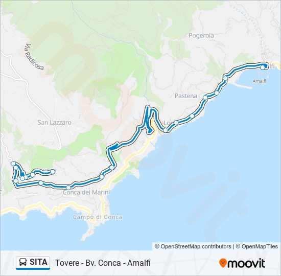 SITA bus Line Map