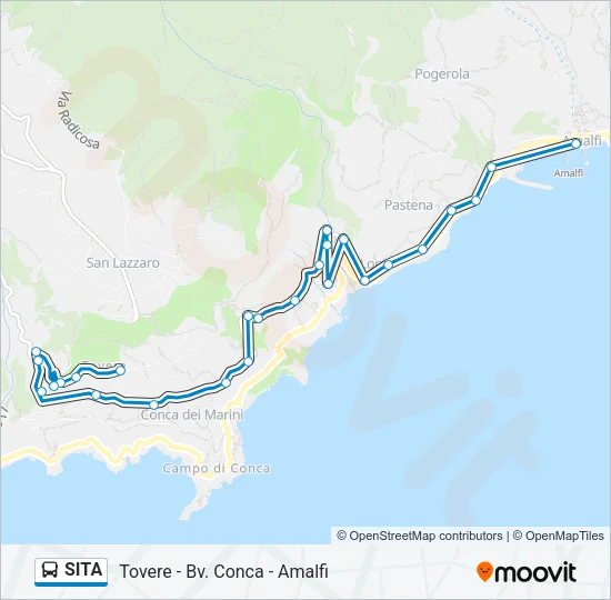 SITA Bus Line Map