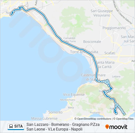 SITA bus Line Map