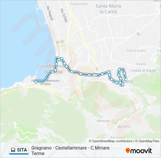 SITA Bus Line Map