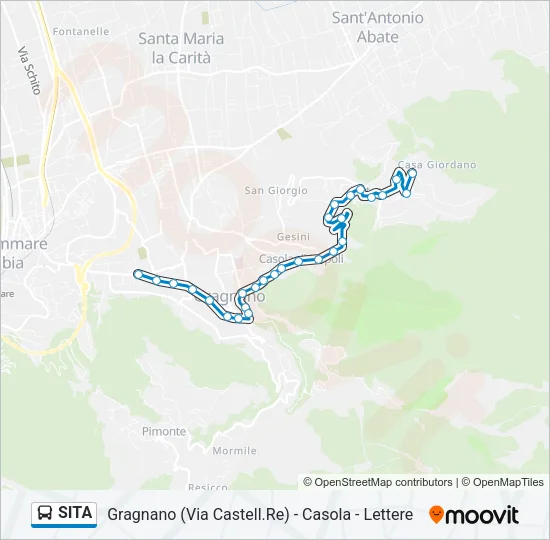 SITA Bus Line Map