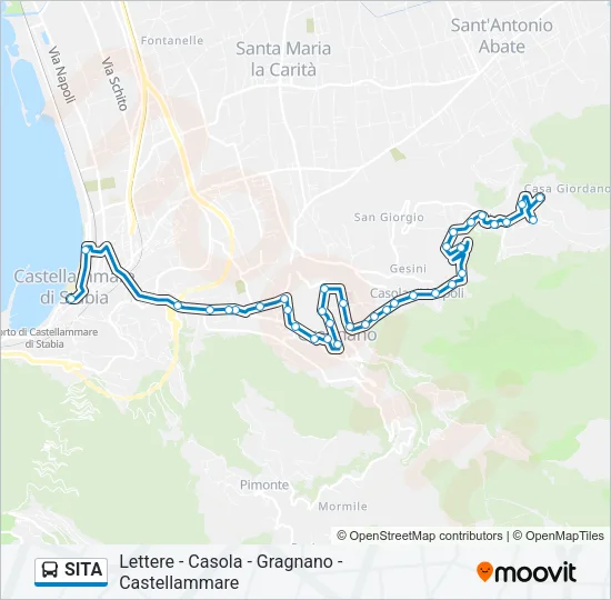 SITA Bus Line Map